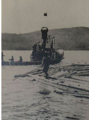 bois de Saint-Donat transport par eau