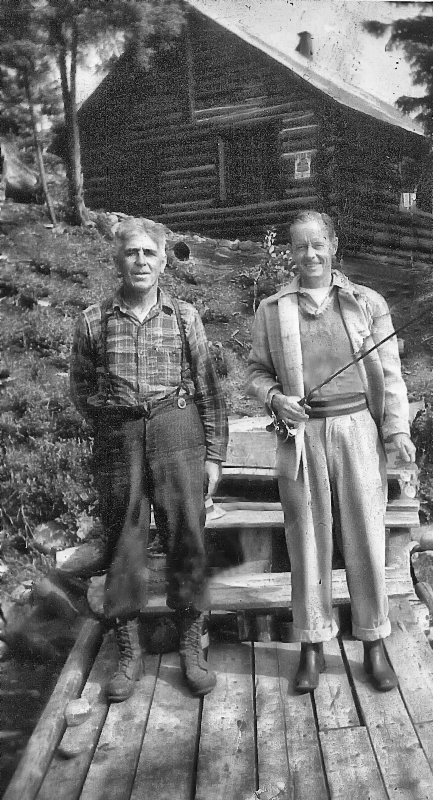 Messieurs Damase Morin et Donaldson, vers 1945